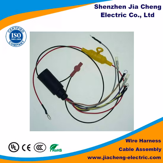 Arnés de cables personalizado de conjuntos de cables con soporte de relé Ipc620 Fabricante 1 año de garantía en Dongguan