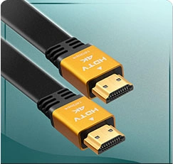 Cable HDMI de vídeo chapado en oro de 30cm 0,3m 10m 15m 20m 30m 100m 1,4 2,0 ​​2,1 8K 4K