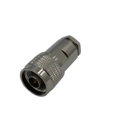 Conector de abrazadera macho tipo N coaxial RF para 5D