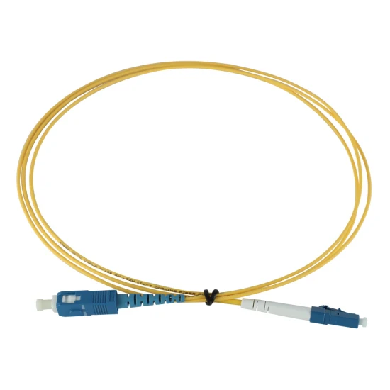 Cable de conexión del conjunto de cables de fibra óptica para Sc LC