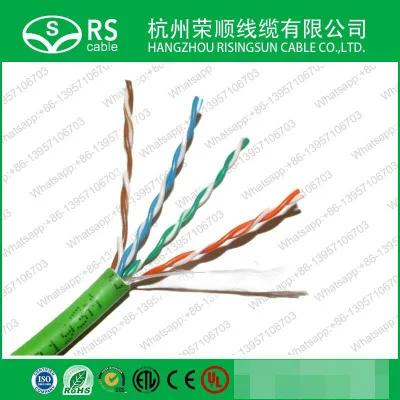 Cable LAN de red LSZH de PVC de alta calidad 24AWG Cat5e CAT6 Cat7 UTP/FTP/SFTP